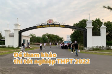 Đề tham khảo thi tốt nghiệp THPT 2022