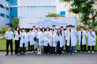 Lần thứ 4 trong năm, sinh viên Hàn Quốc đến PCTU thực hành giải phẫu