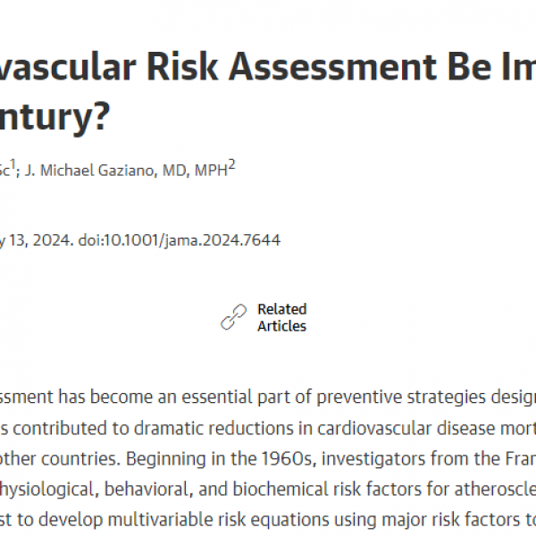 Can Cardiovascular Risk Assessment Be Improved in the 21st Century?
