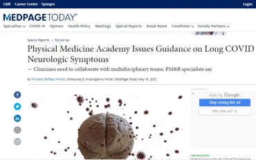 Physical Medicine Academy Issues Guidance on Long COVID Neurologic Symptoms