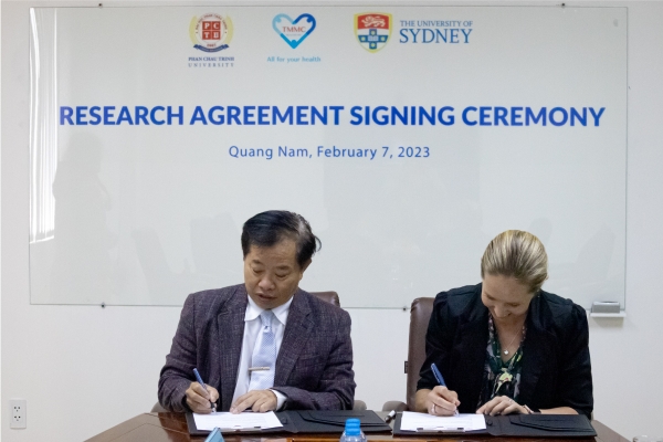 Research Agreement Signing Ceremony with the University of Sydney, Australia