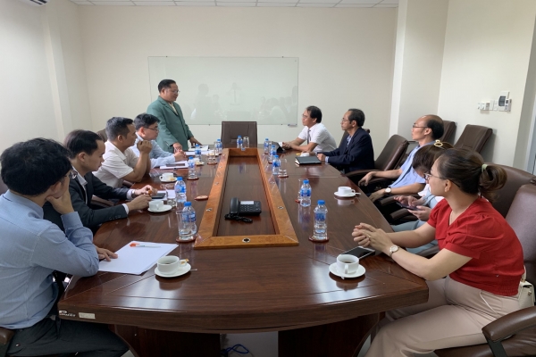 Nam Giang district health center visited and worked with Phan Chau Trinh University