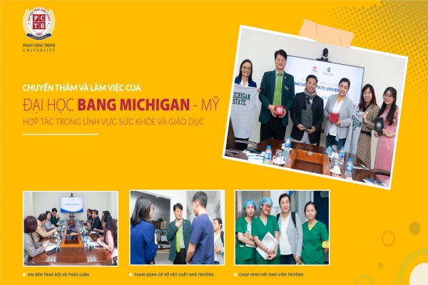 "Visit and Collaboration of the University of Michigan, USA at PCTU: Cooperation in the fields of Health and Education."