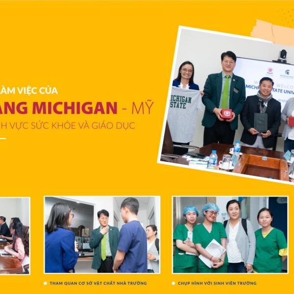 CHUYẾN THĂM VÀ LÀM VIỆC CỦA ĐẠI HỌC BANG MICHIGAN , MỸ TẠI PCTU: HỢP TÁC TRONG LĨNH VỰC SỨC KHỎE VÀ GIÁO DỤC
