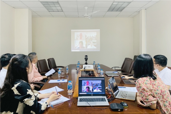 The remote consultation between Phan Chau Trinh University and Ohio University, USA took place