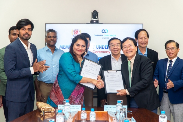 SIGNING A MEDICAL EDUCATION PARTNERSHIP WITH AIERAA OVERSEAS STUDY (INDIA)