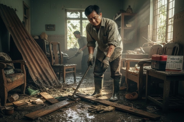 Should you get a tetanus shot if you’re injured while cleaning up after a flood?